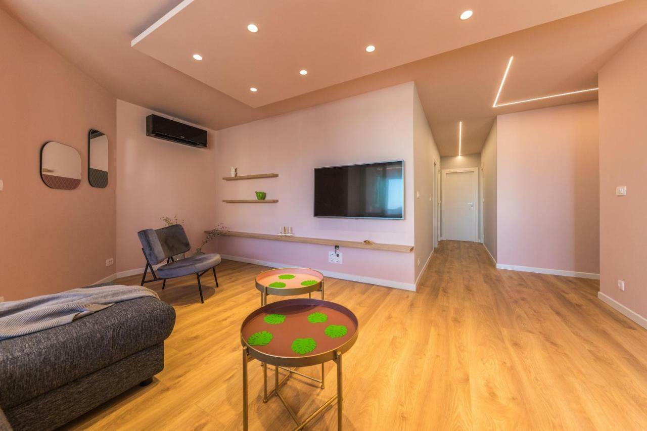 Glow Luxury Apartment With Terrace And Jacuzzi Split Ngoại thất bức ảnh